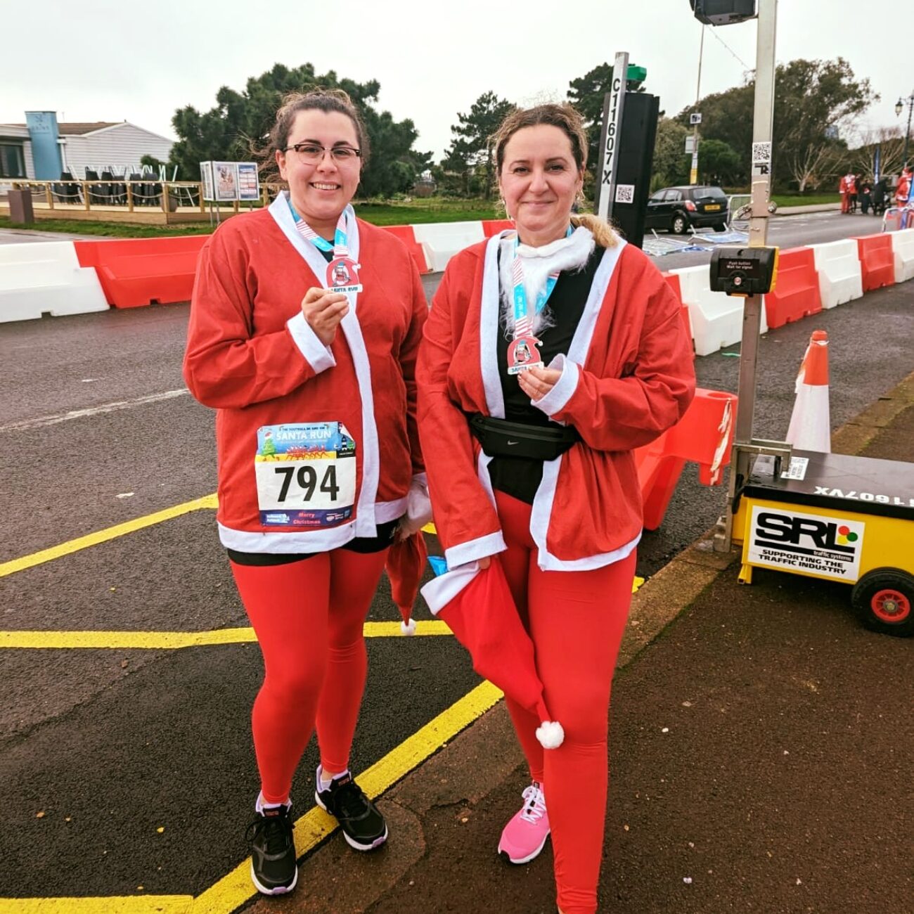 Santa dash runners ran in aid of Rowans Hospice